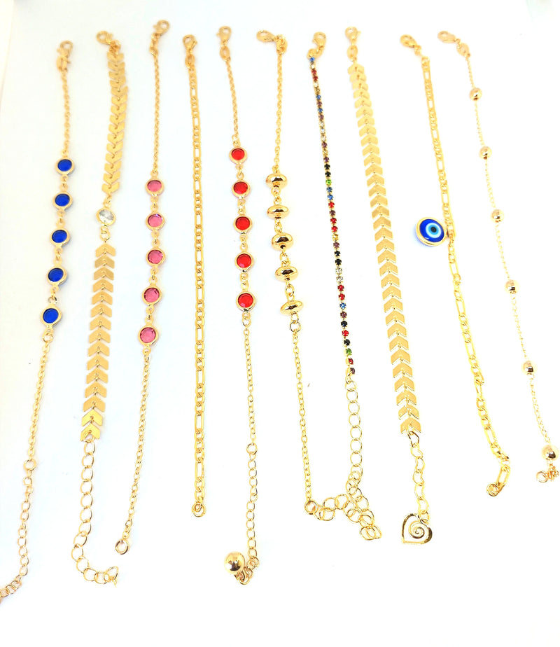 Golden Touch – Kit de Pulseiras Femininas.