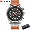 CURREN Chronograph Elite – Relógio Masculino.