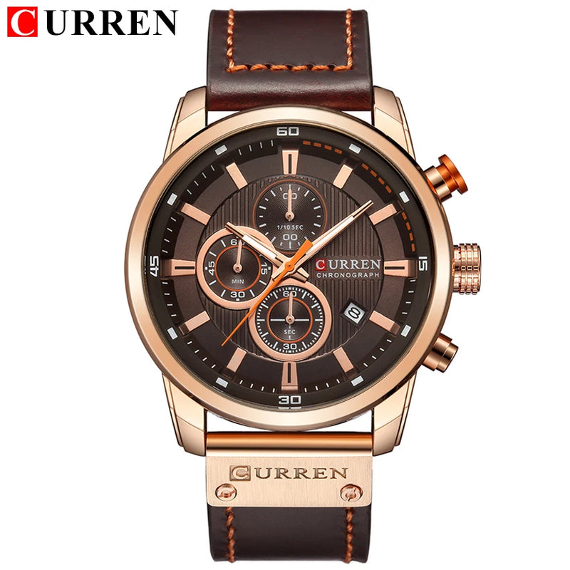 CURREN Chronograph Elite – Relógio Masculino.