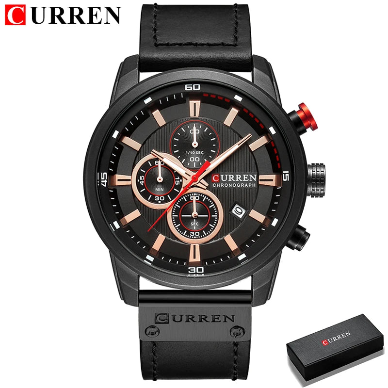 CURREN Chronograph Elite – Relógio Masculino.