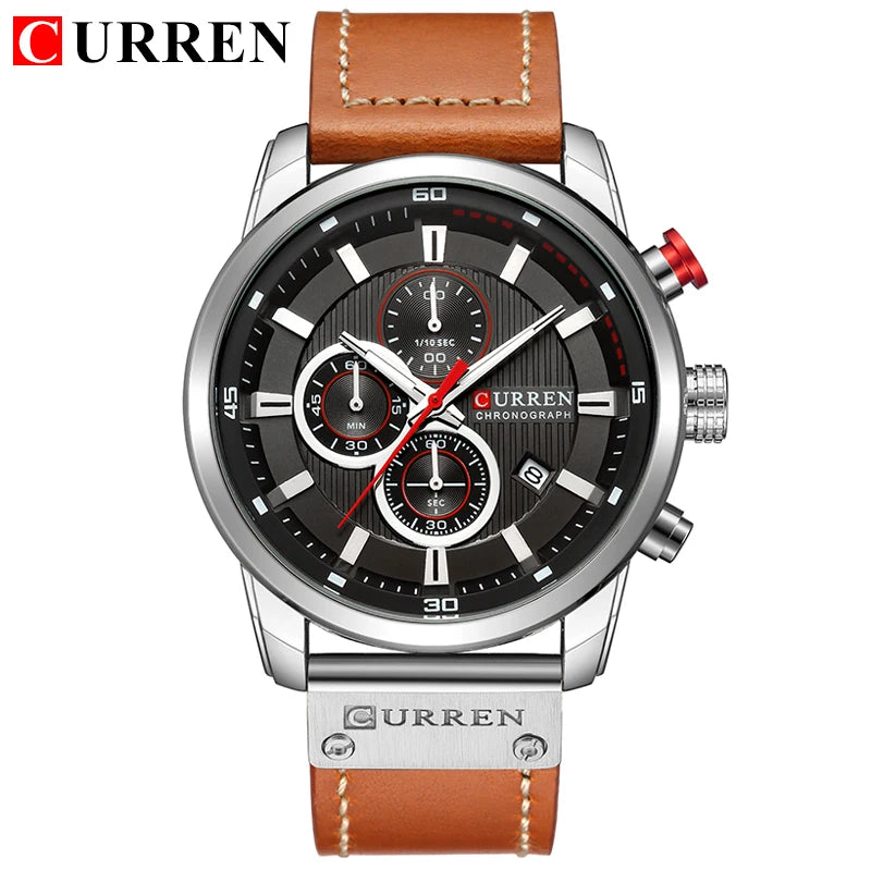 CURREN Chronograph Elite – Relógio Masculino.