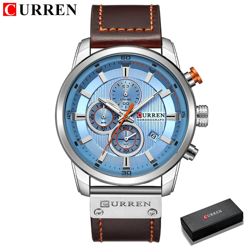 CURREN Chronograph Elite – Relógio Masculino.