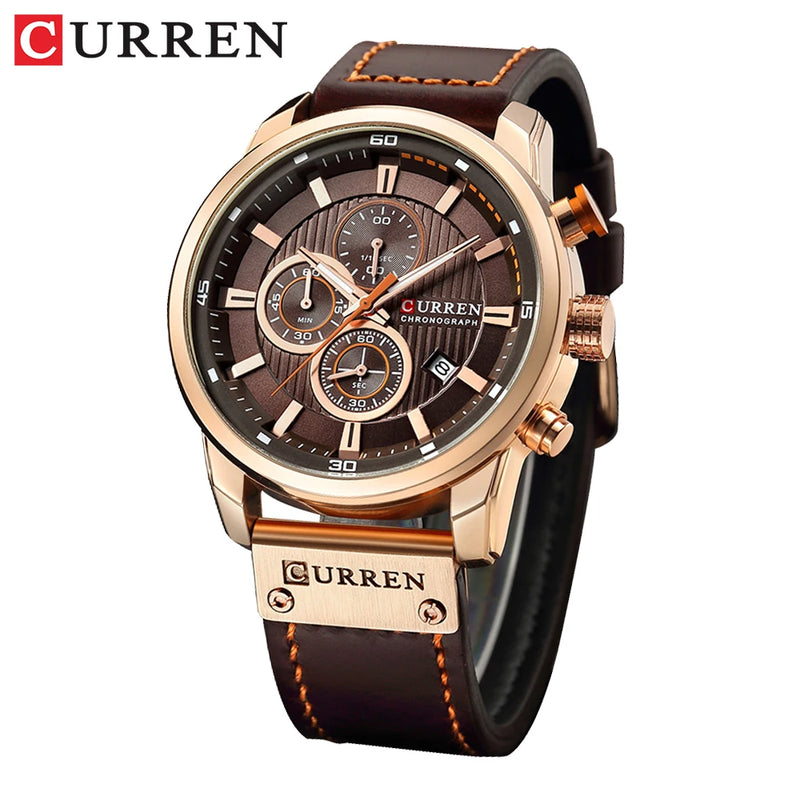 CURREN Chronograph Elite – Relógio Masculino.