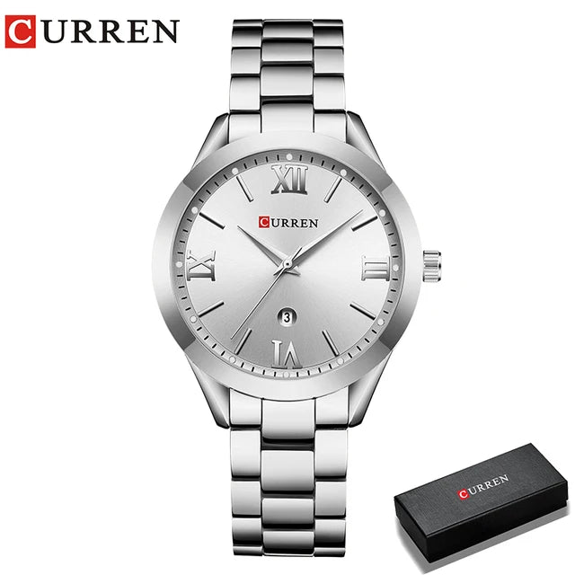 Curren Retro Elegance – Relógio Feminino.