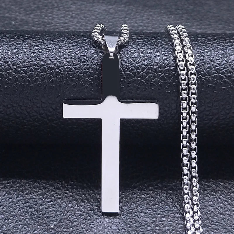 Steel Cross Choker – Colar Unissex.